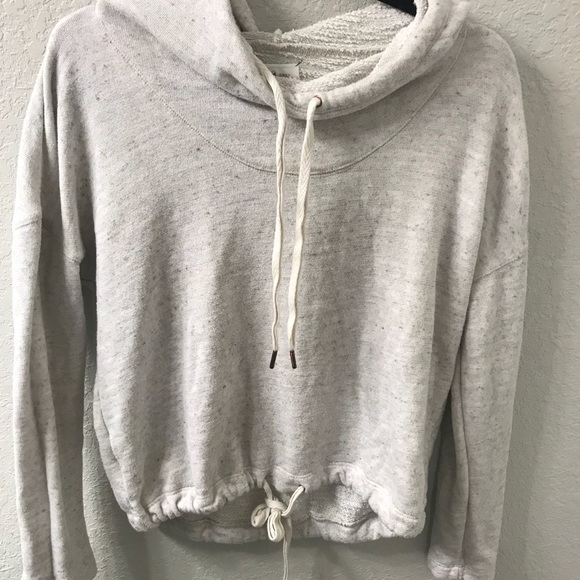 Lou & Grey Tops - LOU AND GREY loft gray cowlneck sweatshirt hoodie